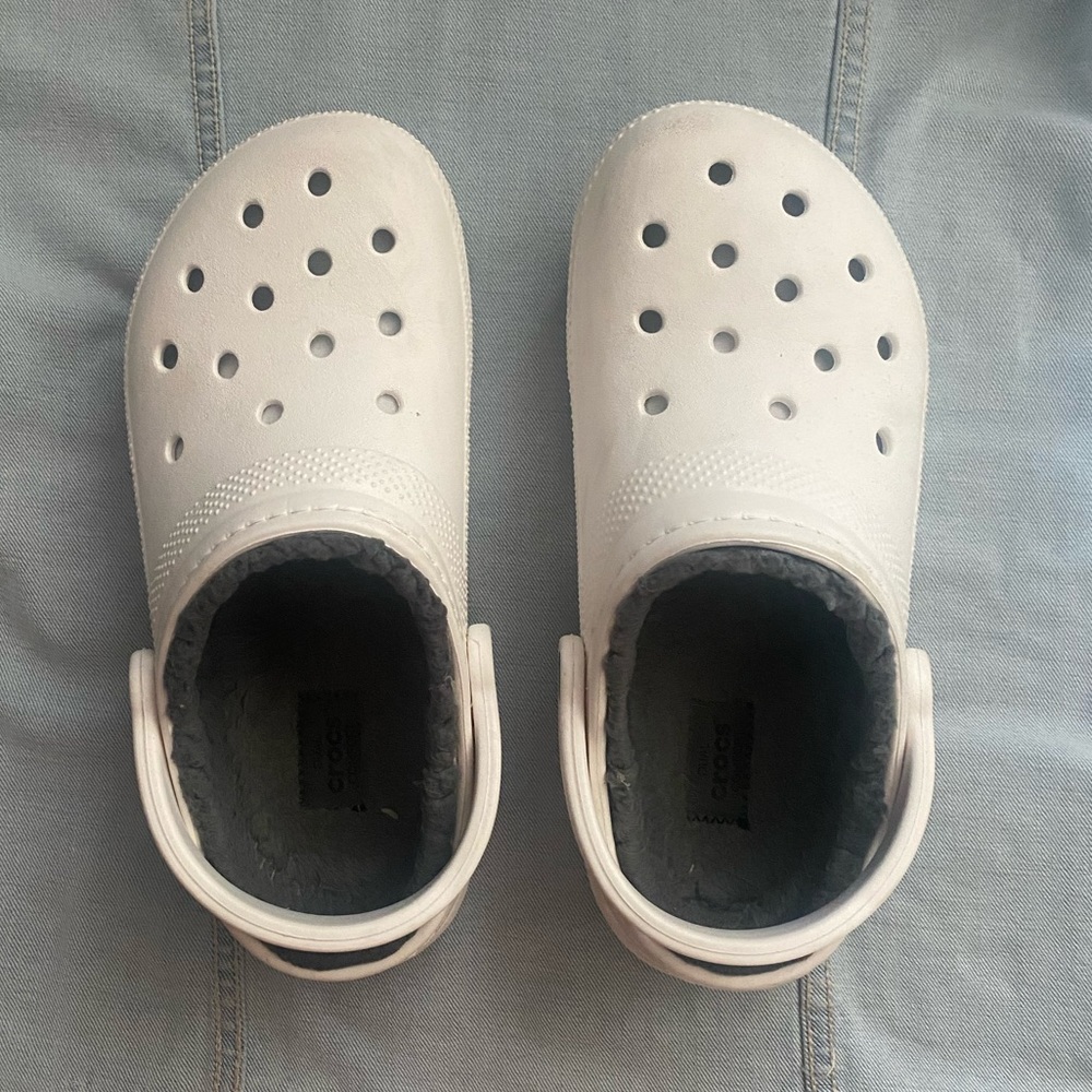 White Crocs!
